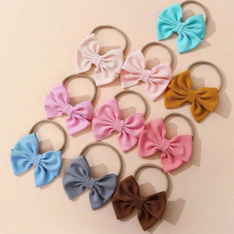 10pcs Baby Headbands With Bow Decor - Image 4