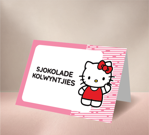 Party Theme Designer Pack: Hello Kitty - Afrikaans/English - Image 6