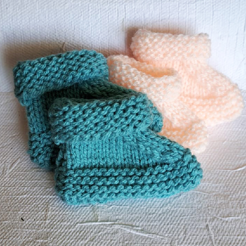 Knitted Newborn Baby Socks