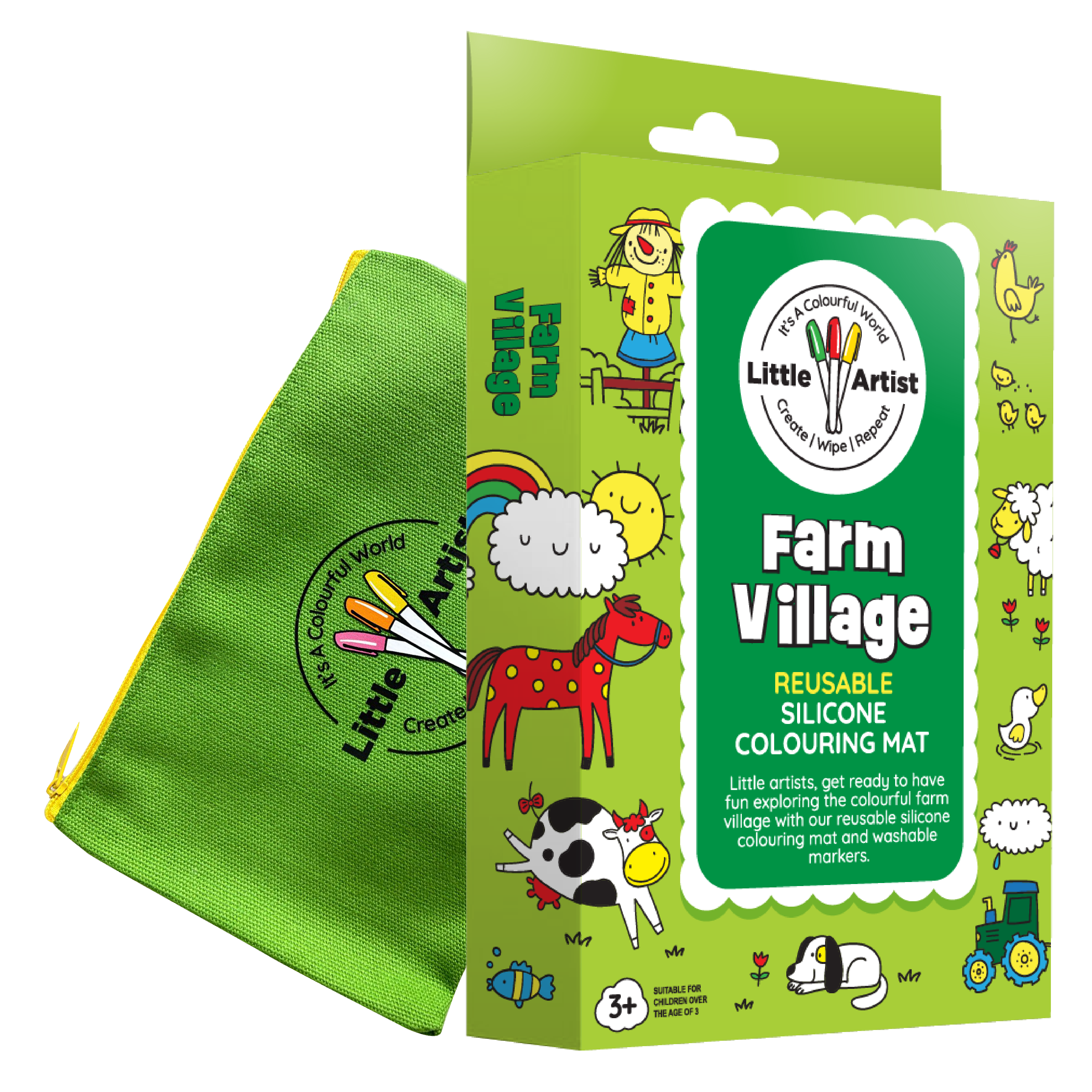 Farm Village Silicone Mat